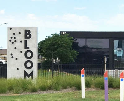 SVC manufactured a large format concrete sign for Bloom Estate in Clyde.