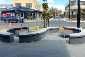 CHORD seating by SVC Urban at Bair Street, Leongatha